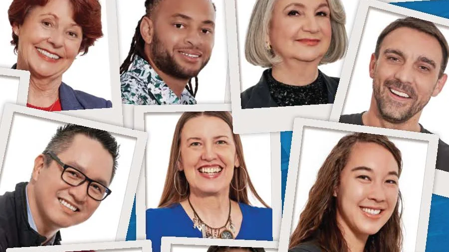 A collage of faculty and staff from the UCLA School of Nursing