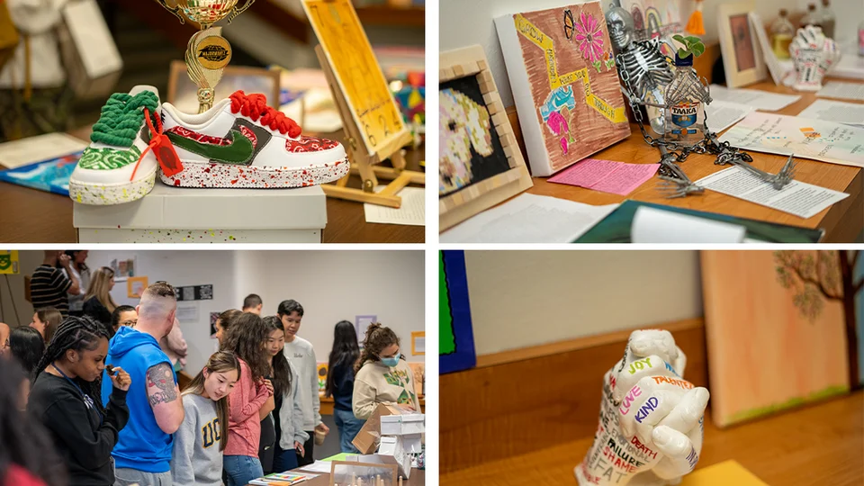 Four different art projects