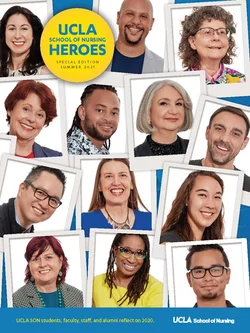 A collage of faculty and staff from the UCLA School of Nursing