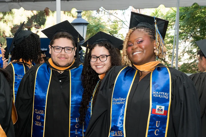 Nursing students in their caps and gowns at the 2026 Commencement Ceremony.