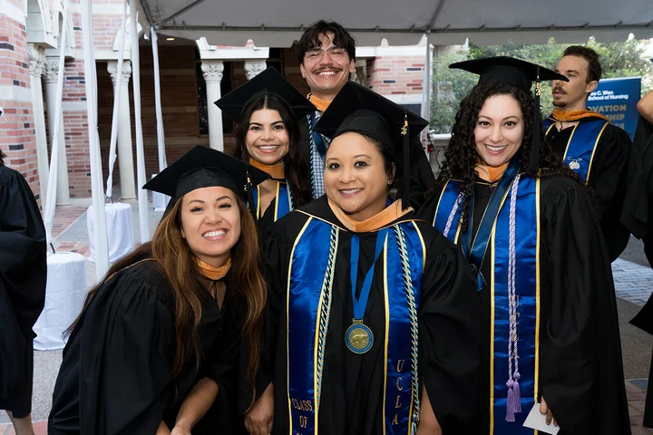 Nursing students in their caps and gowns at the 2026 Commencement Ceremony.