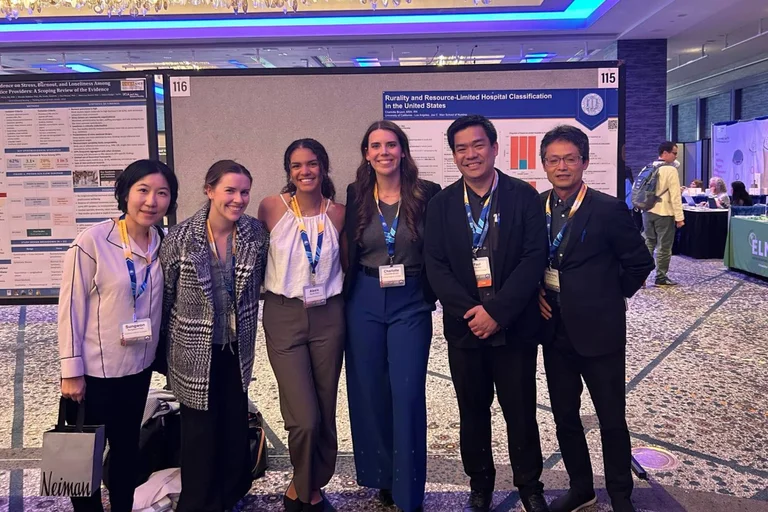 Six UCLA Nursing students and faculty members at the Western Institute of Nursing Conference.
