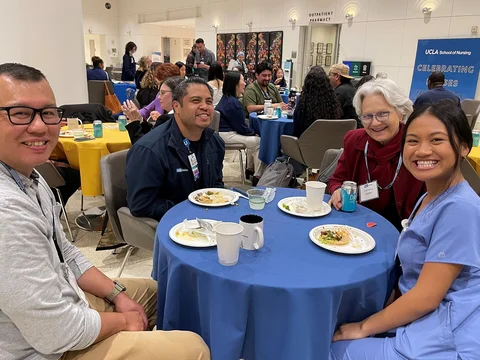 Students and alumni gathered at the 2024 Bruin Nurse Networking Night