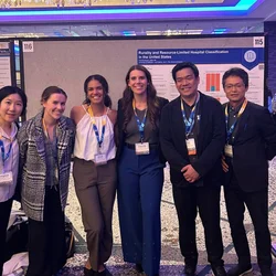 Six UCLA Nursing students and faculty members at the Western Institute of Nursing Conference.