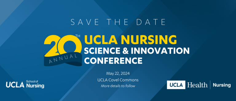2024 UCLA Nursing Science & INnovation Conference graphic