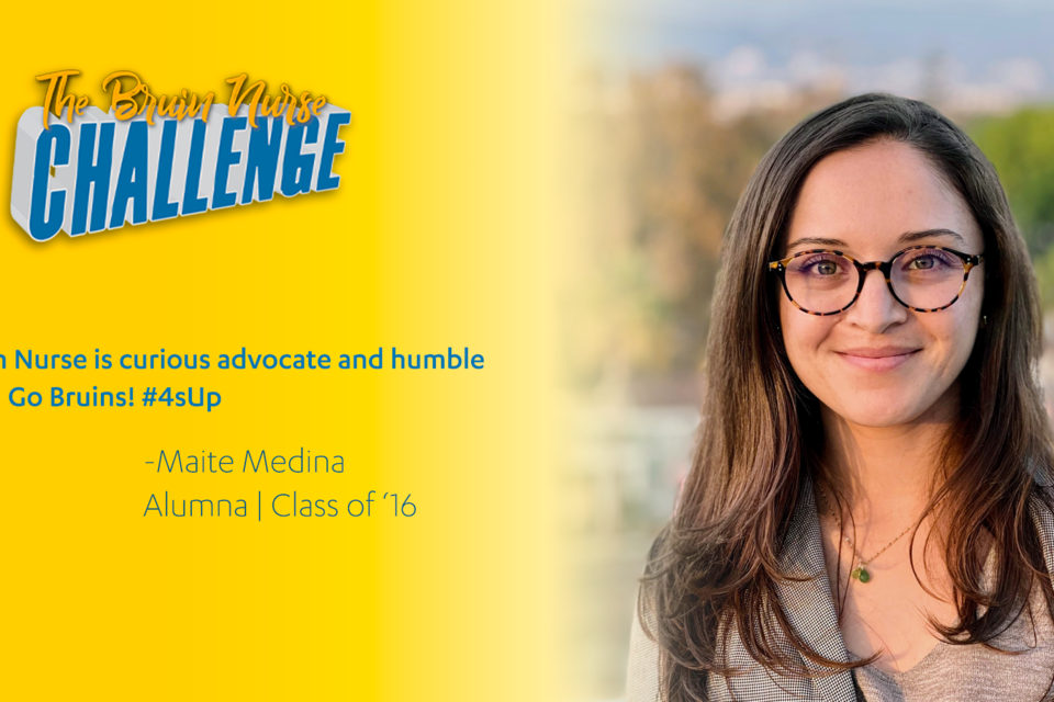 Matie Medina on what being a Bruin Nurse means to her