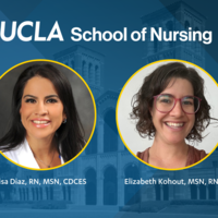 2 ucla nursing students, Lisa Diaz, and Elizabeth Kohout